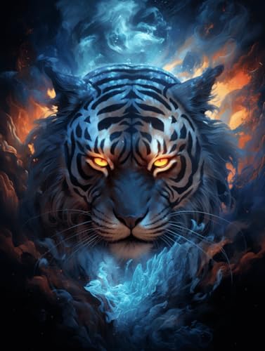 VwrxnchCoatx Kreuzstich Stickpackung Tiger,11CT Sticken Set Erwachsene Kreuzstich,DIY Stickbilder Vorgedruckt Kreuzstich für Anfänger Home Decor 40x50cm VwrxnchCoatx Kreuzstich Stickpackung Tiger,11CT Sticken Set Erwachsene Kreuzstich,DIY Stickbilder Vorgedruckt Kreuzstich für Anfänger Home Decor 40x50cm von VwrxnchCoatx