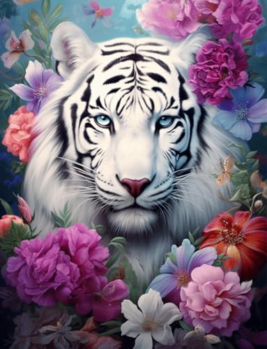 VwrxnchCoatx Kreuzstich Stickpackung Tiger,11CT Sticken Set Erwachsene Kreuzstich,DIY Stickbilder Vorgedruckt Kreuzstich für Anfänger Home Decor 40x50cm VwrxnchCoatx Kreuzstich Stickpackung Tiger,11CT Sticken Set Erwachsene Kreuzstich,DIY Stickbilder Vorgedruckt Kreuzstich für Anfänger Home Decor 40x50cm von VwrxnchCoatx