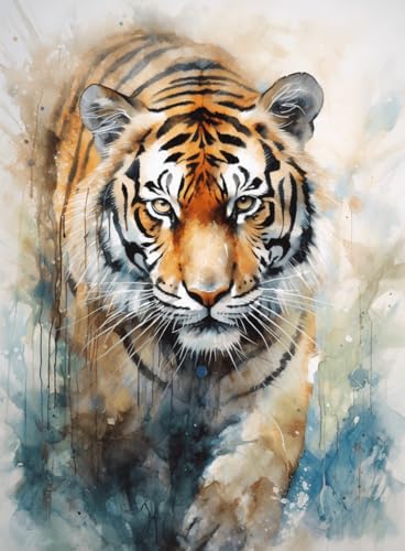 VwrxnchCoatx Kreuzstich Stickpackung Tiger,11CT Sticken Set Erwachsene Kreuzstich,DIY Stickbilder Vorgedruckt Kreuzstich für Anfänger Home Decor 40x50cm VwrxnchCoatx Kreuzstich Stickpackung Tiger,11CT Sticken Set Erwachsene Kreuzstich,DIY Stickbilder Vorgedruckt Kreuzstich für Anfänger Home Decor 40x50cm von VwrxnchCoatx