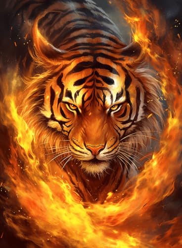 VwrxnchCoatx Kreuzstich Stickpackung Tiger,11CT Sticken Set Erwachsene Kreuzstich,DIY Stickbilder Vorgedruckt Kreuzstich für Anfänger Home Decor 40x50cm VwrxnchCoatx Kreuzstich Stickpackung Tiger,11CT Sticken Set Erwachsene Kreuzstich,DIY Stickbilder Vorgedruckt Kreuzstich für Anfänger Home Decor 40x50cm von VwrxnchCoatx