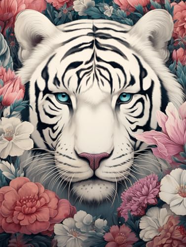 VwrxnchCoatx Kreuzstich Stickpackung Tiger,11CT Sticken Set Erwachsene Kreuzstich,DIY Stickbilder Vorgedruckt Kreuzstich für Anfänger Home Decor 40x50cm VwrxnchCoatx Kreuzstich Stickpackung Tiger,11CT Sticken Set Erwachsene Kreuzstich,DIY Stickbilder Vorgedruckt Kreuzstich für Anfänger Home Decor 40x50cm von VwrxnchCoatx