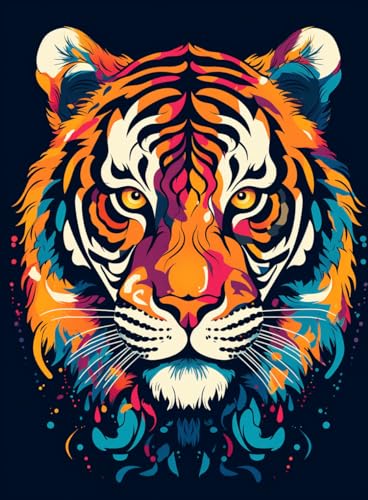 VwrxnchCoatx Kreuzstich Stickpackung Tiger,11CT Sticken Set Erwachsene Kreuzstich,DIY Stickbilder Vorgedruckt Kreuzstich für Anfänger Home Decor 40x50cm VwrxnchCoatx Kreuzstich Stickpackung Tiger,11CT Sticken Set Erwachsene Kreuzstich,DIY Stickbilder Vorgedruckt Kreuzstich für Anfänger Home Decor 40x50cm von VwrxnchCoatx