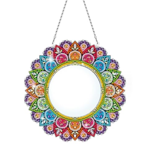 Vxcbad Diamond Painting Mandala Make-up Spiegel DIY Bastelset für Mädchen ,Kreatives Geschenk für Kinder, Bildern und Malen nach Zahlen ,Schöne Geschenkidee für Geburtstag oder Feiertage Vxcbad Diamond Painting Mandala Make-up Spiegel DIY Bastelset für Mädchen ,Kreatives Geschenk für Kinder, Bildern und Malen nach Zahlen ,Schöne Geschenkidee für Geburtstag oder Feiertage von Vxcbad