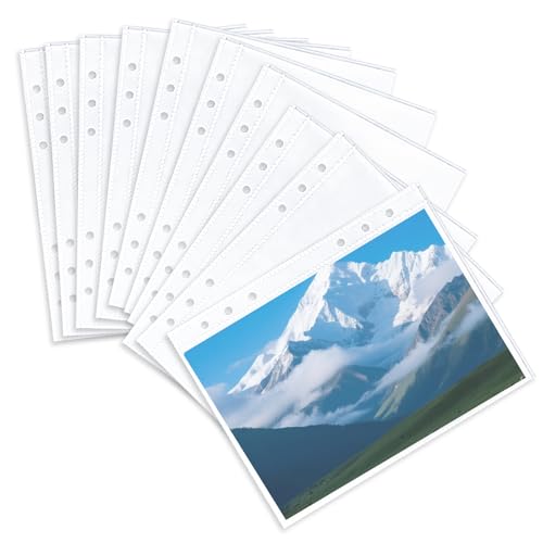 30 Stück A5-Ringbuch-Nachfüllpackungen, transparente Kunststoff-Foto-Hüllen, 6 Löcher, A5-Ordnertaschen für Zuhause, Büro, Schule, Ordnung, Organisation 30 Stück A5-Ringbuch-Nachfüllpackungen, transparente Kunststoff-Foto-Hüllen, 6 Löcher, A5-Ordnertaschen für Zuhause, Büro, Schule, Ordnung, Organisation von Vxcvzv