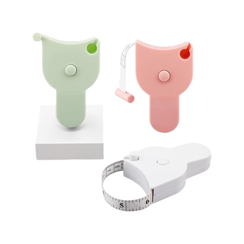 Vyloky Körpermaßband 3er Set 150 cm Einziehbares Schneidermaßband Universelles Messband für Brustumfang Taillenmessung Längenbestimmung Präzisionswerkzeug Vyloky Körpermaßband 3er Set 150 cm Einziehbares Schneidermaßband Universelles Messband für Brustumfang Taillenmessung Längenbestimmung Präzisionswerkzeug von Vyloky