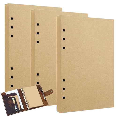 3 Stück Nachfüllpapier A5 Nachfüllbar,135 Blätter A5 Nachfüllpapiers Kraftpapier,Kraftpapier Refill Ringbucheinlagen,Nachfülleinlagen 6 Löcher,Nachfüllbare Refill Paper,für Tagebuch,Skizzen,Malen 3 Stück Nachfüllpapier A5 Nachfüllbar,135 Blätter A5 Nachfüllpapiers Kraftpapier,Kraftpapier Refill Ringbucheinlagen,Nachfülleinlagen 6 Löcher,Nachfüllbare Refill Paper,für Tagebuch,Skizzen,Malen von Vylro