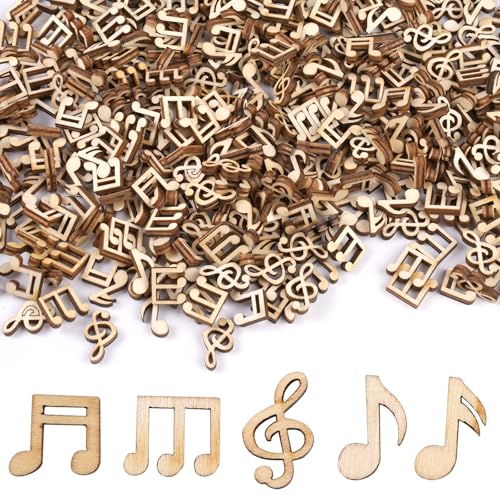 500 Stück Musiknoten Holz Scheiben Verzierungen,1.5×1.2cm Mini aus Holz,Mini Hölzerne Music Noten zum Basteln,Musiknoten Holzscheiben,Musiknote Holzspäne Bastelmaterial,für Konzerte,Weihnachtsfeiern 500 Stück Musiknoten Holz Scheiben Verzierungen,1.5×1.2cm Mini aus Holz,Mini Hölzerne Music Noten zum Basteln,Musiknoten Holzscheiben,Musiknote Holzspäne Bastelmaterial,für Konzerte,Weihnachtsfeiern von Vylro