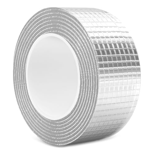 Butylband, Alu Dichtband, Dach Reparaturband 5cm×5m, Wasserdichtes Bitumen Dichtband, Silber Butyl Klebeband, Bitumen Klebeband für Dachleckage Oberflächenriss Fensterbankspalt Rohrbruch Wohnwagen Butylband, Alu Dichtband, Dach Reparaturband 5cm×5m, Wasserdichtes Bitumen Dichtband, Silber Butyl Klebeband, Bitumen Klebeband für Dachleckage Oberflächenriss Fensterbankspalt Rohrbruch Wohnwagen von Vylro