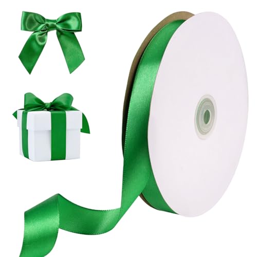 Vylro Schleifenband Grün,91m Satinband Grün,20mm Smaragdgrüne Dekoration Geschenkband,Dekoband Weihnachtsgrün für Geschenkverpackungen,Schleifenherstellung,Einladungen und Blumensträuße Vylro Schleifenband Grün,91m Satinband Grün,20mm Smaragdgrüne Dekoration Geschenkband,Dekoband Weihnachtsgrün für Geschenkverpackungen,Schleifenherstellung,Einladungen und Blumensträuße von Vylro