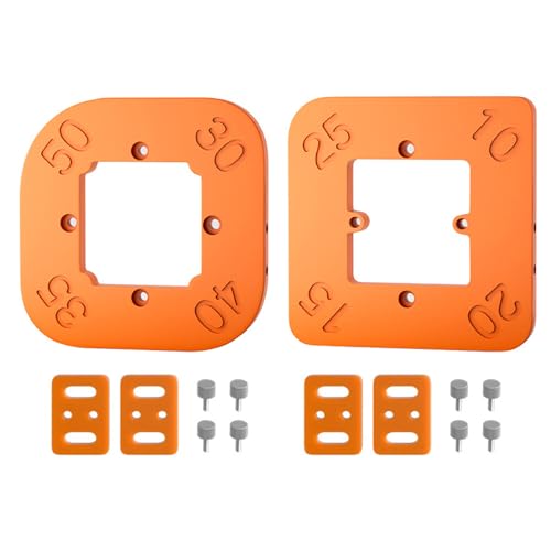 2 x Holzbearbeitungs-Schablone, Radiusvorrichtungen, Schneidewerkzeug, Aluminium-Eckradius, Frässchablone 2 x Holzbearbeitungs-Schablone, Radiusvorrichtungen, Schneidewerkzeug, Aluminium-Eckradius, Frässchablone von Vynetra