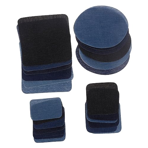 24 Stück 4 Größen Bügelbilder Aufkleber für Jeans zum Aufnähen von Baumwollflicken mit dekorativen Flicken zum Aufnähen 24 Stück 4 Größen Bügelbilder Aufkleber für Jeans zum Aufnähen von Baumwollflicken mit dekorativen Flicken zum Aufnähen von Vynetra