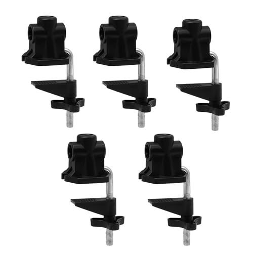 5 Stück C Klemme Schreibtischlampe Clip Montage Tischsockel Klemme für Schwingarm Licht Schwinge Arm Lampe von Vynetra