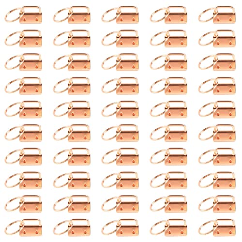 50 x Schlüsselanhänger-Hardware-Set, Schlüssel-Hardware, 25 mm, Schlüsselbund, geteilt, für Schlüsselband, Schlüsselanhänger, Hardware-Zubehör von Vynetra
