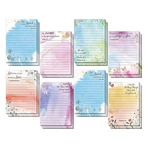 6/8 Stück linierte Haftnotizen Bunte Notizzettel Memo Pad Selbstklebende Haftnotizen Blume Memo Post Stickies für Schüler 6/8 Stück linierte Haftnotizen Bunte Notizzettel Memo Pad Selbstklebende Haftnotizen Blume Memo Post Stickies für Schüler von Vynetra