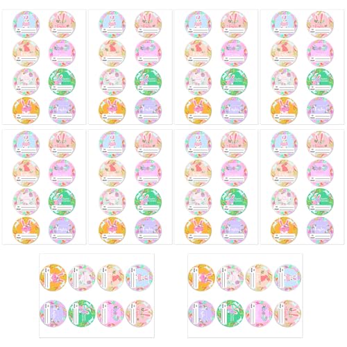 80 Stück Cartoon-Hasen-Eier, Namensaufkleber, Verpackungsetiketten, Aufkleber für Scrapbooking, Tagebuch, Siegel, Umschläge, Kartenverpackung 80 Stück Cartoon-Hasen-Eier, Namensaufkleber, Verpackungsetiketten, Aufkleber für Scrapbooking, Tagebuch, Siegel, Umschläge, Kartenverpackung von Vynetra