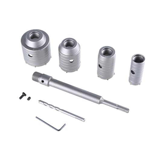 Beton-Lochsägen-Set, Mauerwerk, 30, 40, 50, 65 mm, für Beton, Zement, Ziegel, Stein, Lochsägen-Set Beton-Lochsägen-Set, Mauerwerk, 30, 40, 50, 65 mm, für Beton, Zement, Ziegel, Stein, Lochsägen-Set von Vynetra