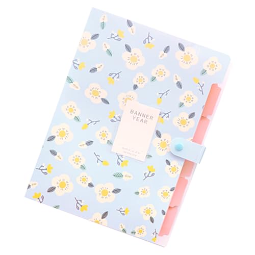 Blumen-Datei-Organizer, 6 Fächer, erweiterbare Dokumentenmappe, Briefgröße, erweiterbar, Dokumentensortiermappe für Büro, PP-Datei-Organizer Blumen-Datei-Organizer, 6 Fächer, erweiterbare Dokumentenmappe, Briefgröße, erweiterbar, Dokumentensortiermappe für Büro, PP-Datei-Organizer von Vynetra