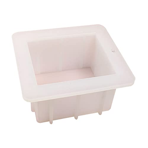 Epoxid-Silikon-Gießform für Seife, 3D-Gießform, quadratisch, für Brot, Kuchen, Backwaren, Harzform, 10,2 cm Epoxid-Silikon-Gießform für Seife, 3D-Gießform, quadratisch, für Brot, Kuchen, Backwaren, Harzform, 10,2 cm von Vynetra