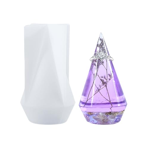 Epoxidharz-Ringhalter-Formen, einfach zu lösen, Kegelformen für kreative Schmuck-Display-Lösung, Harz-Kegelform Epoxidharz-Ringhalter-Formen, einfach zu lösen, Kegelformen für kreative Schmuck-Display-Lösung, Harz-Kegelform von Vynetra