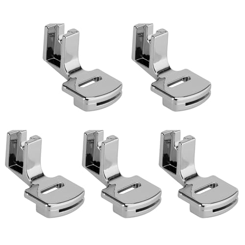 Falten-Nähfuß für elektrische Nähmaschine, multifunktional, für elektrische Nähmaschinen, 5 Stück Falten-Nähfuß für elektrische Nähmaschine, multifunktional, für elektrische Nähmaschinen, 5 Stück von Vynetra