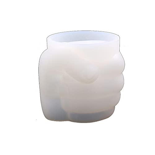 Faust Stifthalter, Epoxidharz, Vase, Blumentopf, Silikon, Make-up-Pinsel, Aufbewahrungsbox, Form, Heimdekoration, Gießwerkzeuge, Epoxidharz-Formen, Silikon, groß, rechteckig Faust Stifthalter, Epoxidharz, Vase, Blumentopf, Silikon, Make-up-Pinsel, Aufbewahrungsbox, Form, Heimdekoration, Gießwerkzeuge, Epoxidharz-Formen, Silikon, groß, rechteckig von Vynetra