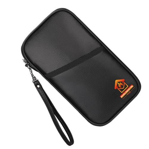 Feuerfeste und wasserabweisende Tasche Dokumententasche feuerfeste Aktenmappe für Reisepässe Geld Zertifikate Vertrag von Vynetra