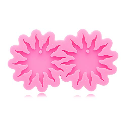 Für Sonnenblumen-Ohrstecker, Epoxidharz, Neklace-Anhänger, Silikon, Mo-Harz-Form, Schlüsselanhänger Für Sonnenblumen-Ohrstecker, Epoxidharz, Neklace-Anhänger, Silikon, Mo-Harz-Form, Schlüsselanhänger von Vynetra