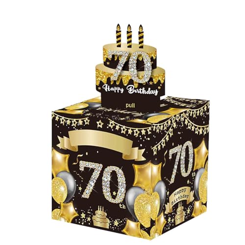 Geburtstags-Geldkassette mit "Happy Birthday"-Karte und Dekoration, handgefertigt, herausziehbar, interaktives Partyspiel, Teenager-Geburtstag Geburtstags-Geldkassette mit "Happy Birthday"-Karte und Dekoration, handgefertigt, herausziehbar, interaktives Partyspiel, Teenager-Geburtstag von Vynetra