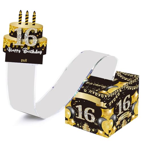 Geburtstags-Geldkassette mit "Happy Birthday"-Karte und Dekoration, handgefertigt, herausziehbar, interaktives Partyspiel, Teenager-Geburtstag Geburtstags-Geldkassette mit "Happy Birthday"-Karte und Dekoration, handgefertigt, herausziehbar, interaktives Partyspiel, Teenager-Geburtstag von Vynetra