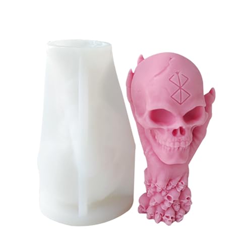 Halloween-Formen, vielseitige Silikonharz, Epoxidharz, Totenkopf, Ornament, Silikon von Vynetra