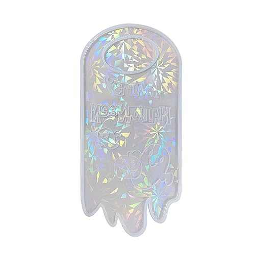 Halloween-Kürbis-Harz-Formen, Türgriff, hängende Anhänger, Silikonform für Ohrringe, Schlüsselanhänger, Totenkopf-Ornament von Vynetra