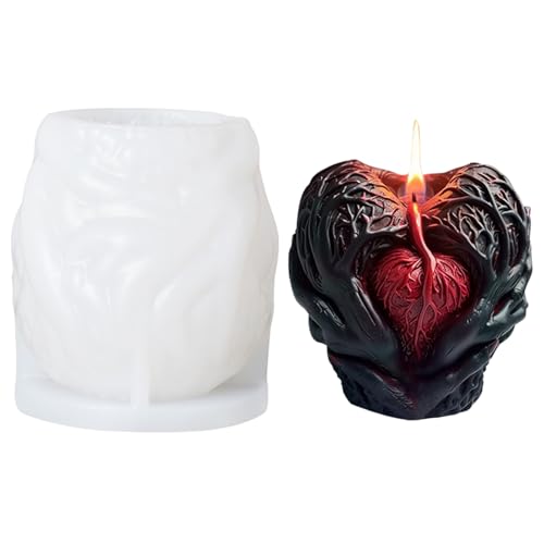 Handgefertigte Silikon-Formen für Halloween, mit Herzduft, Gießformen, Bastelbedarf, Urlaubsdekoration Handgefertigte Silikon-Formen für Halloween, mit Herzduft, Gießformen, Bastelbedarf, Urlaubsdekoration von Vynetra