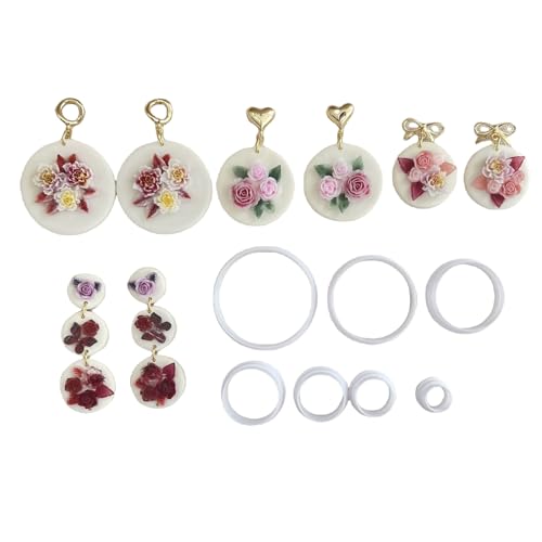 Handgefertigter Ton-Schmuckschneider, geometrische Form, Ohrringformen-Set, Ton, Ohrringschneider, modisches Zubehör für Ohrringe Handgefertigter Ton-Schmuckschneider, geometrische Form, Ohrringformen-Set, Ton, Ohrringschneider, modisches Zubehör für Ohrringe von Vynetra