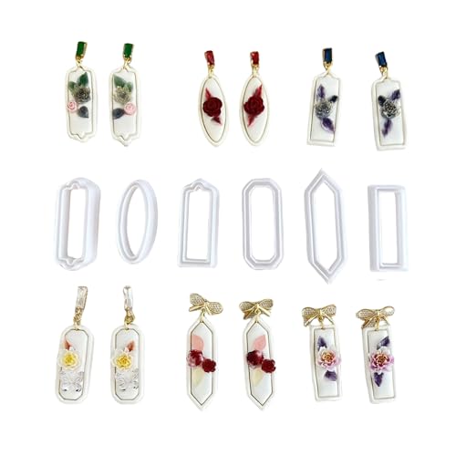 Handgefertigter Ton-Schmuckschneider, geometrische Form, Ohrringformen-Set, Ton, Ohrringschneider, modisches Zubehör für Ohrringe Handgefertigter Ton-Schmuckschneider, geometrische Form, Ohrringformen-Set, Ton, Ohrringschneider, modisches Zubehör für Ohrringe von Vynetra