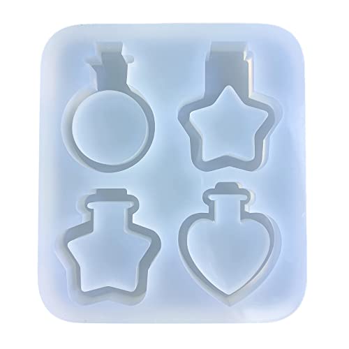 Harz-Shaker-Formen, Silikonform, Charms, Anhänger, Schmuck, Gießen für die Herstellung von niedlichen Schlüsselanhängern, Epoxidformen, Halsketten, Herzen von Vynetra