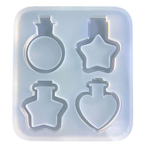 Harz-Shaker-Formen, Silikonform, Charms, Anhänger, Schmuck, Gießen für die Herstellung von niedlichen Schlüsselanhängern, Epoxidformen, Halsketten, Herzen von Vynetra