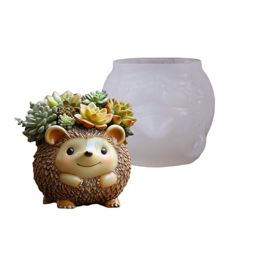 Kreatives Igel Muster Silikon Pflanzer Schimmel Blumenpot Formen Für Harzschmuckverarbeitung Und Sukkulenten Dekorationen Igelform Blumenpot Form Kreatives Igel Muster Silikon Pflanzer Schimmel Blumenpot Formen Für Harzschmuckverarbeitung Und Sukkulenten Dekorationen Igelform Blumenpot Form von Vynetra