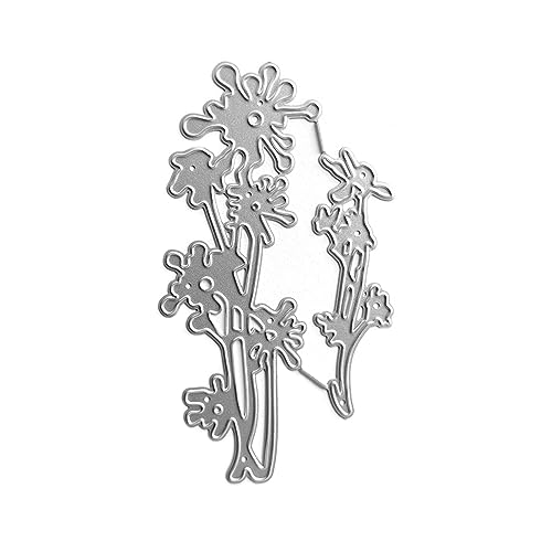 Metall-Stanzformen, Blatt-Blumen-Prägeschablone, Stanzformen für Kartenherstellung, Scrapbooking, Papierbastelvorlage, handgefertigt von Vynetra