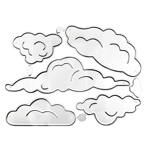 Metall-Stanzformen, Wolkenprägung, Stanzschablone für Kartenherstellung, Scrapbooking, Papierbastelvorlage, handgefertigt Metall-Stanzformen, Wolkenprägung, Stanzschablone für Kartenherstellung, Scrapbooking, Papierbastelvorlage, handgefertigt von Vynetra