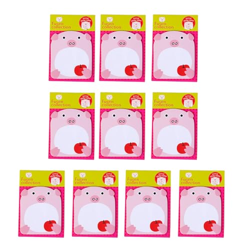 Notizblock mit Cartoon-Tiermotiv, Notizblock, niedlicher Panda, für Schule, Büro, Studenten, 10 Stück Notizblock mit Cartoon-Tiermotiv, Notizblock, niedlicher Panda, für Schule, Büro, Studenten, 10 Stück von Vynetra