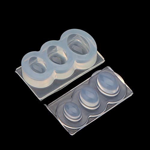 Ovale Silikonform mit 6 Mulden, rund, oval, quadratisch, für handgefertigte Schokolade, Seife, Bastelform Ovale Silikonform mit 6 Mulden, rund, oval, quadratisch, für handgefertigte Schokolade, Seife, Bastelform von Vynetra