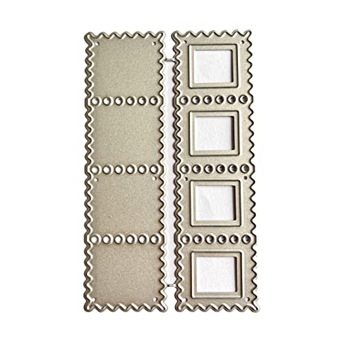 Quadratische Metall-Stanzformen für Bilderrahmen, Prägung, Scrapbooking, Schablonen, Fotokarten Quadratische Metall-Stanzformen für Bilderrahmen, Prägung, Scrapbooking, Schablonen, Fotokarten von Vynetra