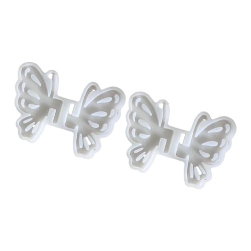 Schmetterlings-Silikonformen für Seife, Schokolade, Süßigkeiten, Kuchen, Fondant, Gips, Dekoration, Epoxidharz, Silikonformen, Zuhause, Küche, Backform, 2 Stück von Vynetra