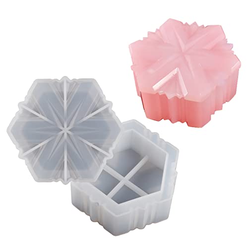 Sechszackige Stern-Aufbewahrungsbox, Behälterformen, Aufbewahrungsbox, Silikonform für Epoxidharz, Schmuckhalter, Heimdekoration Sechszackige Stern-Aufbewahrungsbox, Behälterformen, Aufbewahrungsbox, Silikonform für Epoxidharz, Schmuckhalter, Heimdekoration von Vynetra