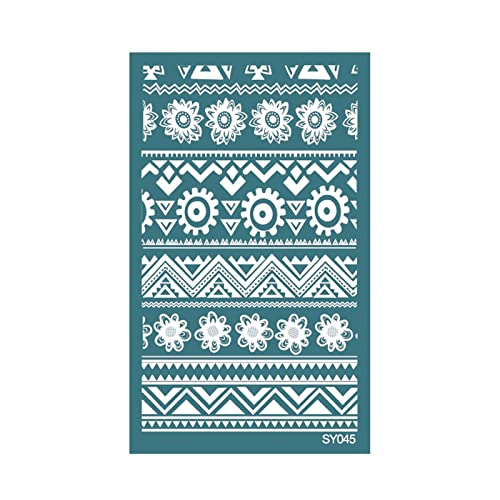 Siebdruck-Schablone, geometrische Transfer-Mesh-Schablonen, wiederverwendbar, selbstklebend, Siebdruck, Scrapbooking, Schmuck, Siebdruck-Schablone Siebdruck-Schablone, geometrische Transfer-Mesh-Schablonen, wiederverwendbar, selbstklebend, Siebdruck, Scrapbooking, Schmuck, Siebdruck-Schablone von Vynetra