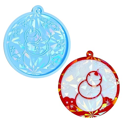 Silikonform für Lichter- und Schlüsselanhänger-Anhänger, Weihnachtsbaum-Form, Ornamente, Halskette für Valentinstag von Vynetra