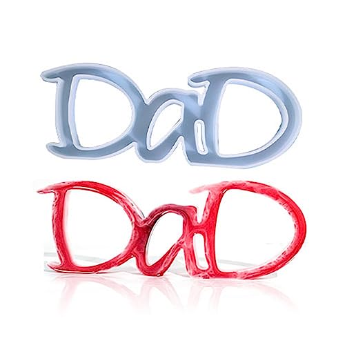 Silikonform mit Aufschrift "Dad Letter", Kristall, Epoxidharz, Schlüsselanhänger, Anhänger, Schmuckherstellung, Werkzeug, Vatertag, Heimdekoration Silikonform mit Aufschrift "Dad Letter", Kristall, Epoxidharz, Schlüsselanhänger, Anhänger, Schmuckherstellung, Werkzeug, Vatertag, Heimdekoration von Vynetra
