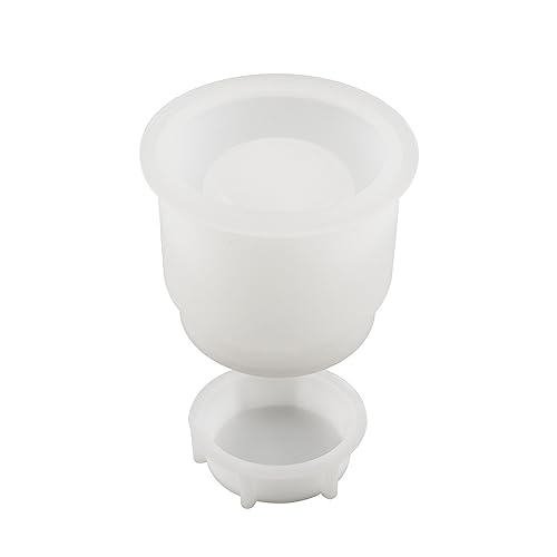 Silikonform mit Deckel für kleine Zementbecher, Gläser, Kunstharzform, handgefertigt für Harz Silikonform mit Deckel für kleine Zementbecher, Gläser, Kunstharzform, handgefertigt für Harz von Vynetra