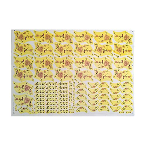 Vynetra 1 Bogen Glasur Unterglasur Blumenpapier Porzellan Aufkleber Papier Transfer Keramik Abziehbilder Keramik Ton Transferpapier von Vynetra