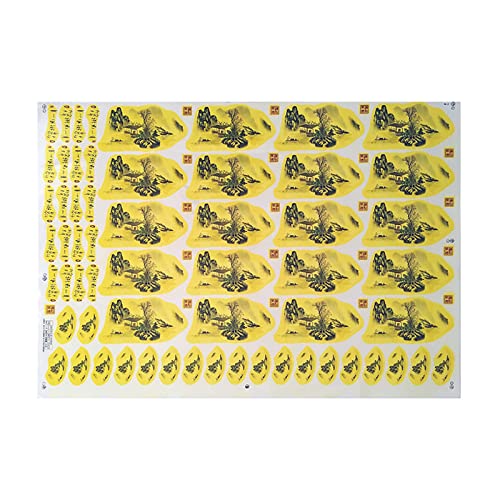 Vynetra 1 Bogen Glasur Unterglasur Blumenpapier Porzellan Aufkleber Papier Transfer Keramik Abziehbilder Keramik Ton Transferpapier von Vynetra